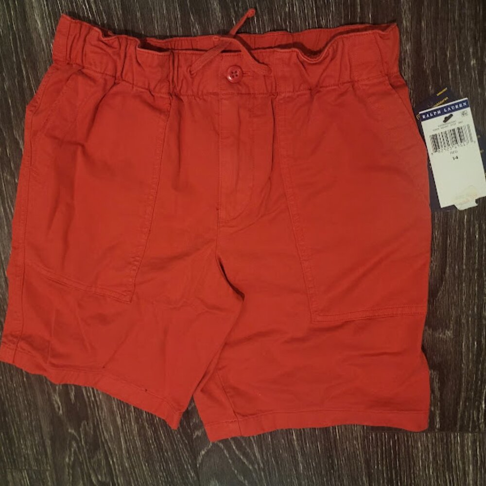 POLO Ralph Lauren Red Dress Shorts - Boys Size 14